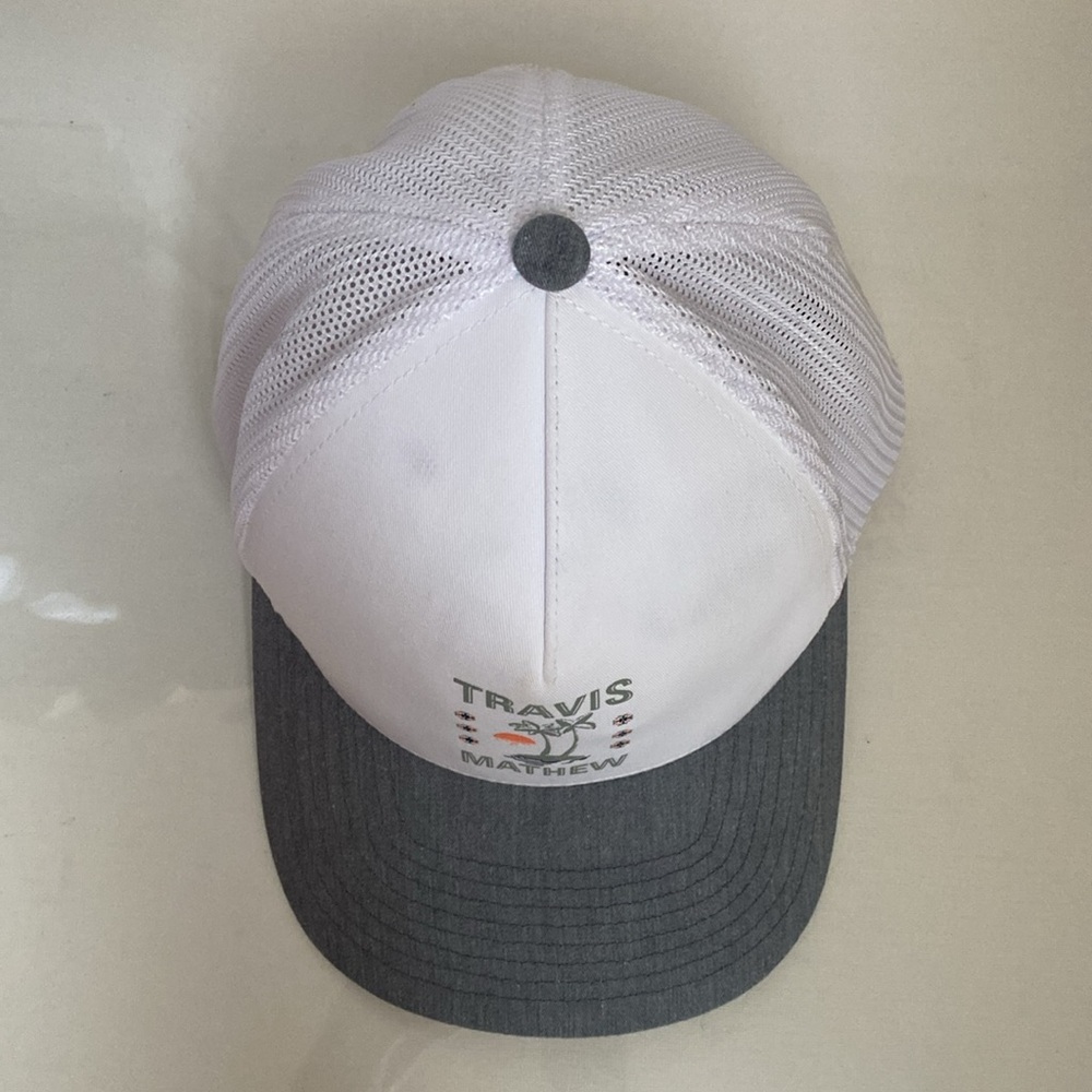 Travis Mathew Address Unknown Twill Trucker Cap - image 3